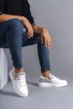 SLW155 Warrior Erkek Günlük Bağcıklı Fermuarlı Cilt Süet Spor Sneaker Ayakkabı CSBT - Beyaz/Gri Erkek Ayakkabı SLW155 Warrior Erkek Günlük Bağcıklı Fermuarlı Cilt Süet Spor Sneaker Ayakkabı CSBT - Beyaz/Gri – Salwo Erkek Ayakkabı