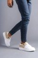 SLW155 Warrior Erkek Günlük Bağcıklı Fermuarlı Cilt Süet Spor Sneaker Ayakkabı CSBT - Beyaz/Krem Erkek Ayakkabı SLW155 Warrior Erkek Günlük Bağcıklı Fermuarlı Cilt Süet Spor Sneaker Ayakkabı CSBT - Beyaz/Krem – Salwo Erkek Ayakkabı