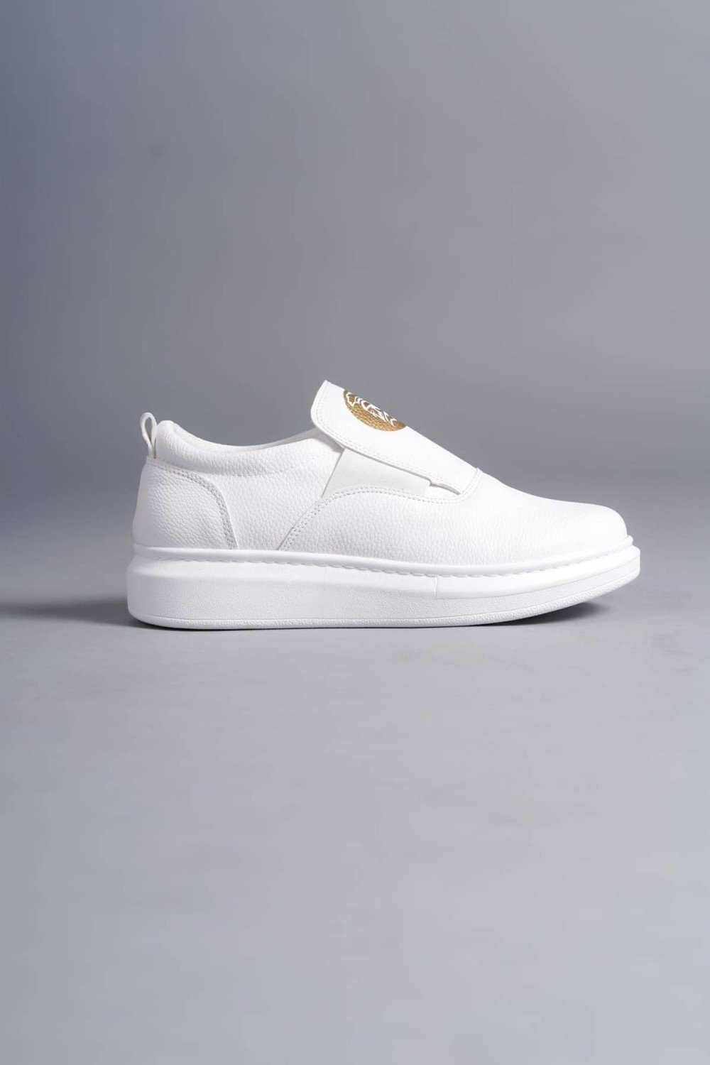 SLW161 Hippo Erkek Günlük Bağcıksız Cilt Spor Sneaker Ayakkabı CBT - Beyaz Erkek Ayakkabı SLW161 Hippo Erkek Günlük Bağcıksız Cilt Spor Sneaker Ayakkabı CBT - Beyaz – Salwo Erkek Ayakkabı