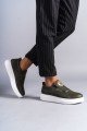 SLW161 Hippo Erkek Günlük Bağcıksız Cilt Spor Sneaker Ayakkabı CBT - Haki Erkek Ayakkabı SLW161 Hippo Erkek Günlük Bağcıksız Cilt Spor Sneaker Ayakkabı CBT - Haki – Salwo Erkek Ayakkabı
