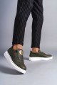 SLW161 Hippo Erkek Günlük Bağcıksız Cilt Spor Sneaker Ayakkabı CBT - Haki Erkek Ayakkabı SLW161 Hippo Erkek Günlük Bağcıksız Cilt Spor Sneaker Ayakkabı CBT - Haki – Salwo Erkek Ayakkabı