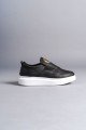 SLW161 Hippo Erkek Günlük Bağcıksız Cilt Spor Sneaker Ayakkabı CBT - Siyah Erkek Ayakkabı SLW161 Hippo Erkek Günlük Bağcıksız Cilt Spor Sneaker Ayakkabı CBT - Siyah – Salwo Erkek Ayakkabı