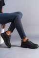 SLW161 Hippo Erkek Günlük Bağcıksız Cilt Spor Sneaker Ayakkabı CST - Siyah Erkek Ayakkabı SLW161 Hippo Erkek Günlük Bağcıksız Cilt Spor Sneaker Ayakkabı CST - Siyah – Salwo Erkek Ayakkabı