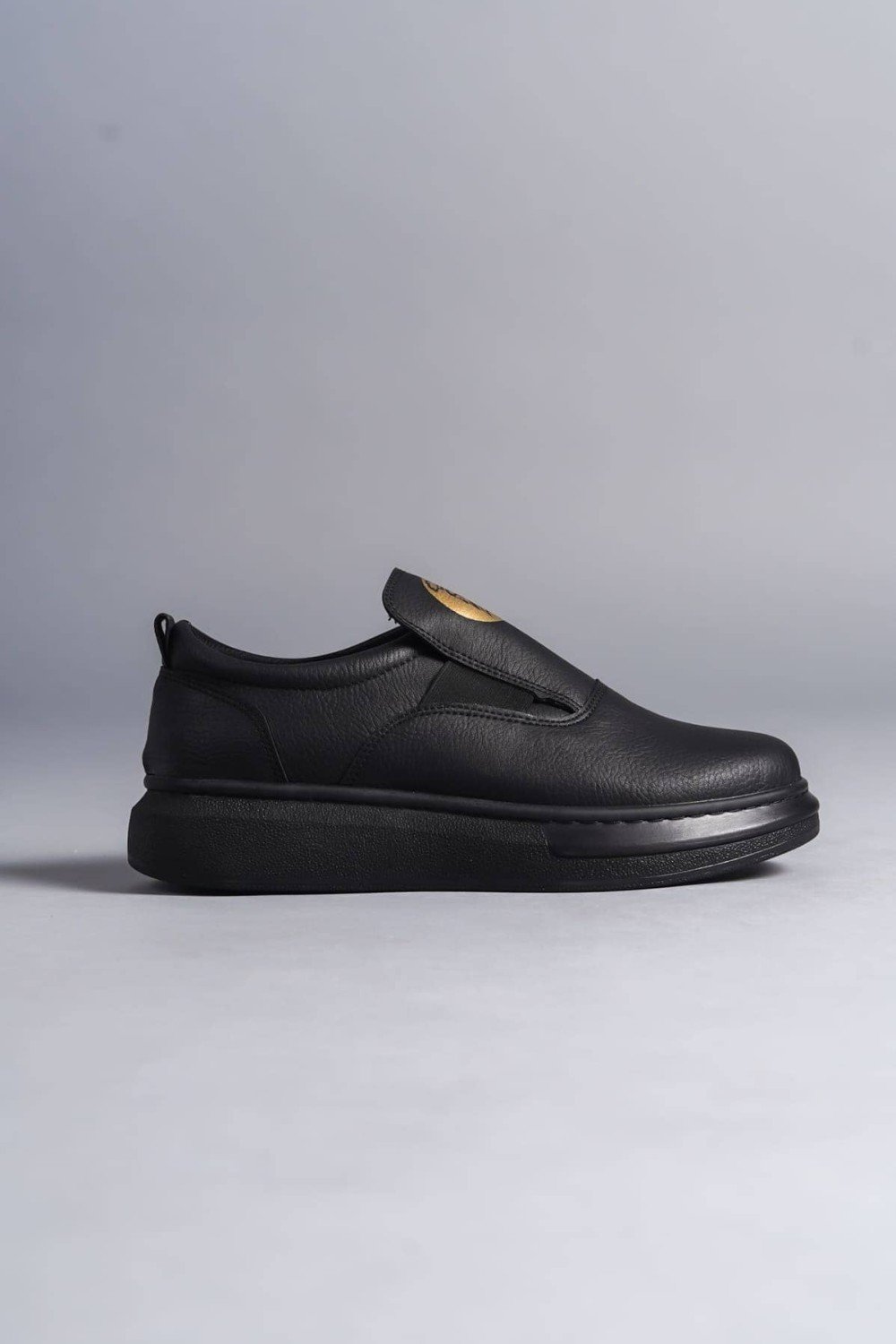 SLW161 Hippo Erkek Günlük Bağcıksız Cilt Spor Sneaker Ayakkabı CST - Siyah Erkek Ayakkabı SLW161 Hippo Erkek Günlük Bağcıksız Cilt Spor Sneaker Ayakkabı CST - Siyah – Salwo Erkek Ayakkabı
