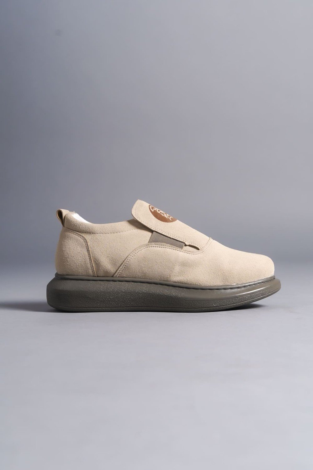 SLW161 Hippo Erkek Günlük Bağcıksız Süet Spor Sneaker Ayakkabı SGT - Bej Erkek Ayakkabı SLW161 Hippo Erkek Günlük Bağcıksız Süet Spor Sneaker Ayakkabı SGT - Bej – Salwo Erkek Ayakkabı