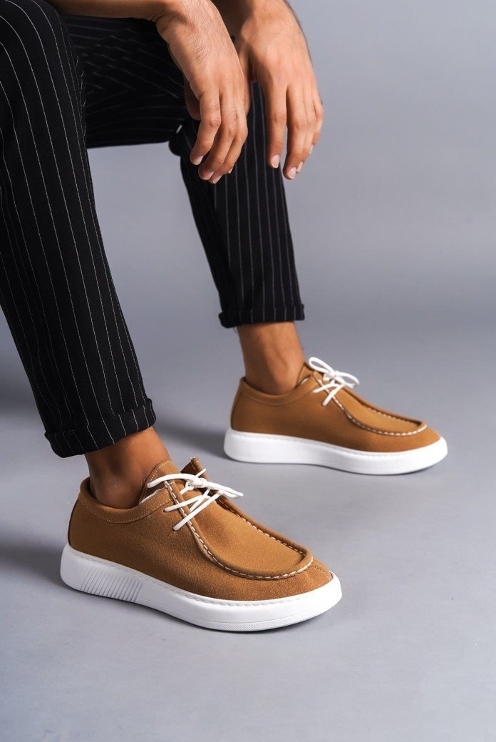 SLW170 Tornado Erkek Günlük Bağcıklı Süet Klasik Ayakkabı SBT - Taba SLW170 Tornado Erkek Günlük Bağcıklı Süet Klasik Ayakkabı SBT - Taba