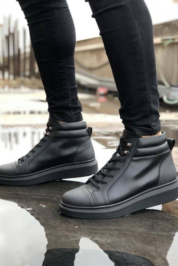 SLW202 Toronto Erkek Spor Günlük Bağcıklı Cilt Bot CST - Siyah SLW202 Toronto Erkek Spor Günlük Bağcıklı Cilt Bot CST - Siyah