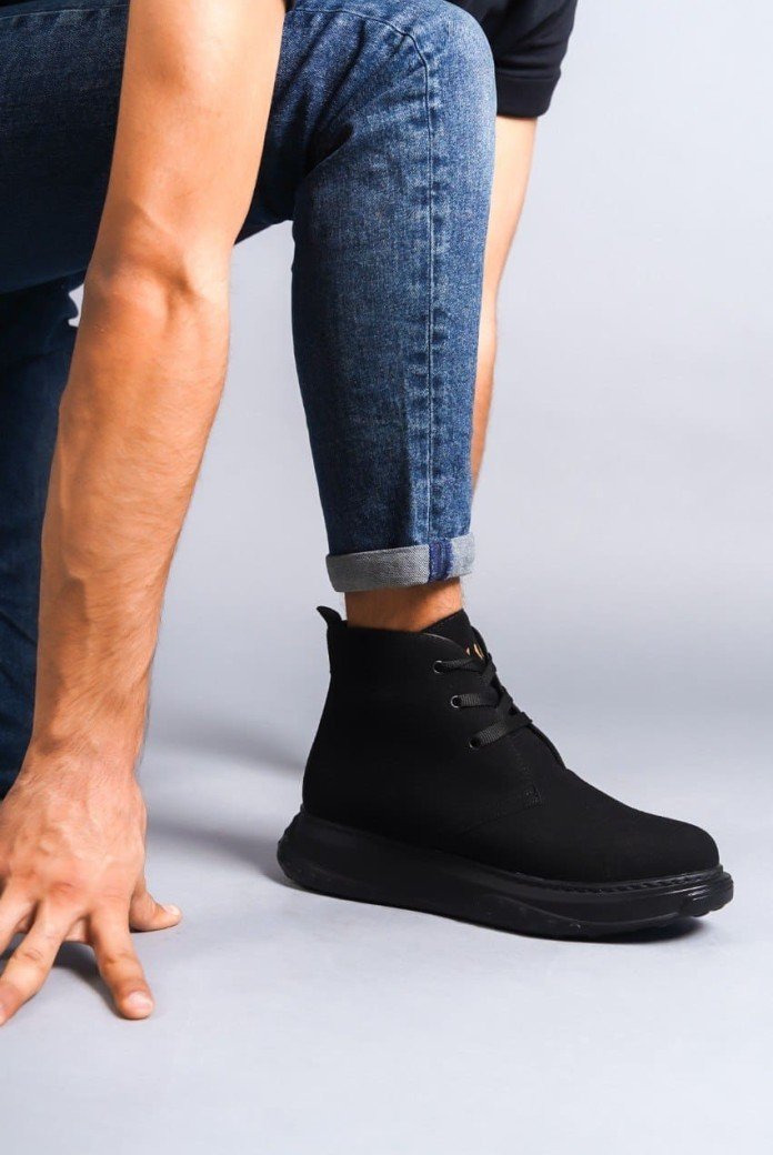 SLW204 Franca Erkek Spor Günlük Bağcıklı Süet Bot SST - Siyah SLW204 Franca Erkek Spor Günlük Bağcıklı Süet Bot SST - Siyah