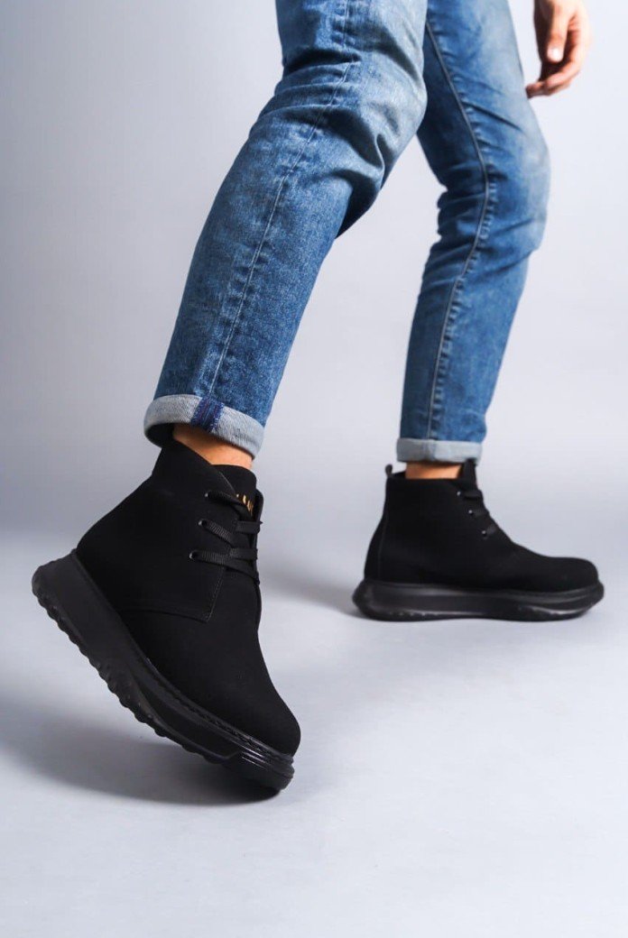 SLW204 Franca Erkek Spor Günlük Bağcıklı Süet Bot SST - Siyah SLW204 Franca Erkek Spor Günlük Bağcıklı Süet Bot SST - Siyah