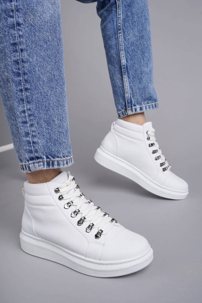 SLW206 Ottawa Erkek Spor Günlük Bağcıklı Cilt Bot CBT - Beyaz SLW206 Ottawa Erkek Spor Günlük Bağcıklı Cilt Bot CBT - Beyaz