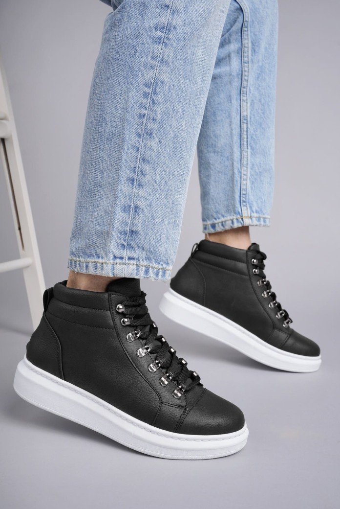 SLW206 Ottawa Erkek Spor Günlük Bağcıklı Cilt Bot CBT - Siyah SLW206 Ottawa Erkek Spor Günlük Bağcıklı Cilt Bot CBT - Siyah