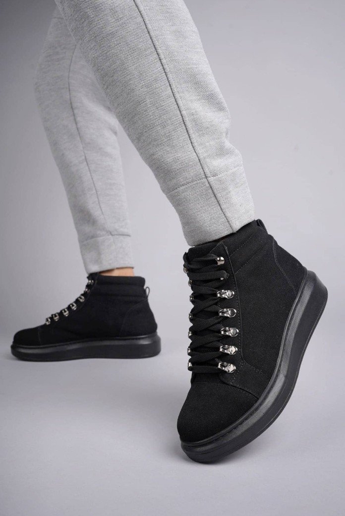 SLW206 Ottawa Erkek Spor Günlük Bağcıklı Süet Bot SST - Siyah SLW206 Ottawa Erkek Spor Günlük Bağcıklı Süet Bot SST - Siyah