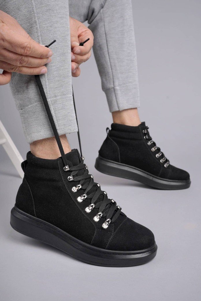 SLW206 Ottawa Erkek Spor Günlük Bağcıklı Süet Bot SST - Siyah SLW206 Ottawa Erkek Spor Günlük Bağcıklı Süet Bot SST - Siyah