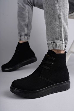 SLW207 Oslo Erkek Spor Günlük Bağcıklı Süet Bot SST - Siyah SLW207 Oslo Erkek Spor Günlük Bağcıklı Süet Bot SST - Siyah