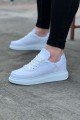 WG018 Erkek Günlük Bağcıklı Kot Kumaş Spor Sneaker Ayakkabı TBT - Beyaz Erkek Ayakkabı WG018 Erkek Günlük Bağcıklı Kot Kumaş Spor Sneaker Ayakkabı TBT - Beyaz – Wagoon Erkek Ayakkabı