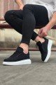 WG018 Erkek Günlük Bağcıklı Kot Kumaş Spor Sneaker Ayakkabı TBT - Siyah Erkek Ayakkabı WG018 Erkek Günlük Bağcıklı Kot Kumaş Spor Sneaker Ayakkabı TBT - Siyah – Wagoon Erkek Ayakkabı