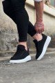 WG018 Erkek Günlük Bağcıklı Kot Kumaş Spor Sneaker Ayakkabı TBT - Siyah Erkek Ayakkabı WG018 Erkek Günlük Bağcıklı Kot Kumaş Spor Sneaker Ayakkabı TBT - Siyah – Wagoon Erkek Ayakkabı