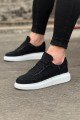 WG018 Erkek Günlük Bağcıklı Kot Kumaş Spor Sneaker Ayakkabı TBT - Siyah Erkek Ayakkabı WG018 Erkek Günlük Bağcıklı Kot Kumaş Spor Sneaker Ayakkabı TBT - Siyah – Wagoon Erkek Ayakkabı