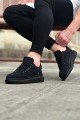 WG018 Erkek Günlük Bağcıklı Kot Kumaş Spor Sneaker Ayakkabı TST - Siyah Erkek Ayakkabı WG018 Erkek Günlük Bağcıklı Kot Kumaş Spor Sneaker Ayakkabı TST - Siyah – Wagoon Erkek Ayakkabı