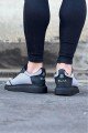 WG019 Erkek Günlük Bağcıklı Triko Cilt Spor Sneaker Ayakkabı TCST - Gri/Siyah Erkek Ayakkabı WG019 Erkek Günlük Bağcıklı Triko Cilt Spor Sneaker Ayakkabı TCST - Gri/Siyah – Wagoon Erkek Ayakkabı