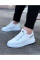 WG029 Erkek Günlük Lastikli Legend Cilt Spor Sneaker Ayakkabı CBT - Beyaz – Wagoon Erkek Ayakkabı