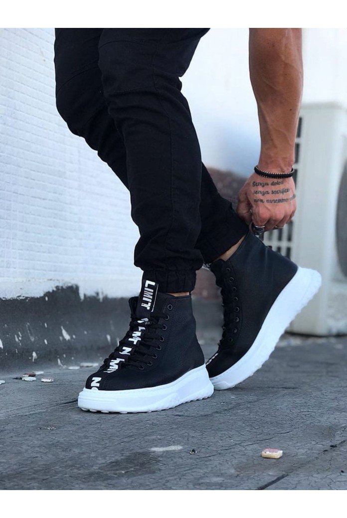 WG03 Erkek Spor Günlük Bağcıklı Cilt Bot CBT - Siyah WG03 Erkek Spor Günlük Bağcıklı Cilt Bot CBT - Siyah