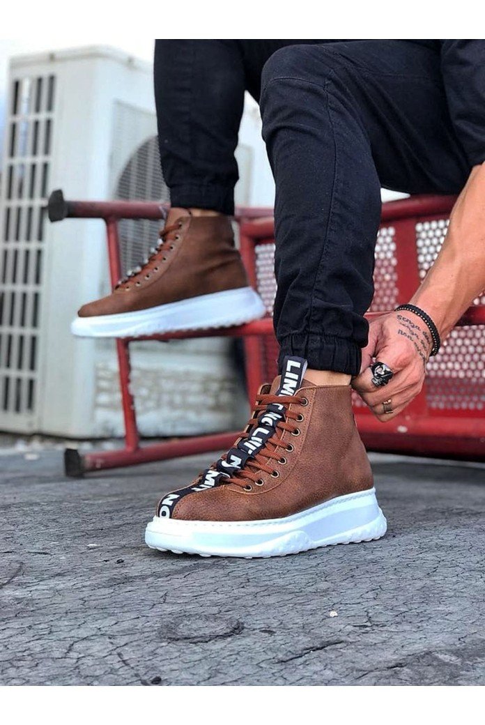 WG03 Erkek Spor Günlük Bağcıklı Cilt Bot CBT - Taba WG03 Erkek Spor Günlük Bağcıklı Cilt Bot CBT - Taba