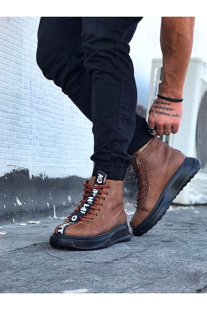 WG03 Erkek Spor Günlük Bağcıklı Cilt Bot CST - Taba WG03 Erkek Spor Günlük Bağcıklı Cilt Bot CST - Taba