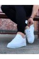 WG036 Erkek Günlük Bağcıklı Lastikli Cilt Spor Sneaker Ayakkabı CBT - Beyaz Erkek Ayakkabı WG036 Erkek Günlük Bağcıklı Lastikli Cilt Spor Sneaker Ayakkabı CBT - Beyaz – Wagoon Erkek Ayakkabı