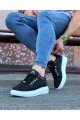 WG047 Erkek Günlük Bağcıklı Cilt Spor Sneaker Ayakkabı CBT - Siyah Erkek Ayakkabı WG047 Erkek Günlük Bağcıklı Cilt Spor Sneaker Ayakkabı CBT - Siyah – Wagoon Erkek Ayakkabı