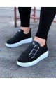 WG050 Erkek Günlük Tokalı Cilt Spor Sneaker Ayakkabı CBT - Siyah Erkek Ayakkabı WG050 Erkek Günlük Tokalı Cilt Spor Sneaker Ayakkabı CBT - Siyah – Wagoon Erkek Ayakkabı