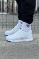 WG062 Erkek Günlük Bağcıklı Cilt Triko Spor Sneaker Ayakkabı CTBT - Beyaz Erkek Ayakkabı WG062 Erkek Günlük Bağcıklı Cilt Triko Spor Sneaker Ayakkabı CTBT - Beyaz – Wagoon Erkek Ayakkabı