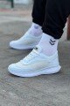 WG062 Erkek Günlük Bağcıklı Cilt Triko Spor Sneaker Ayakkabı CTBT - Beyaz Erkek Ayakkabı WG062 Erkek Günlük Bağcıklı Cilt Triko Spor Sneaker Ayakkabı CTBT - Beyaz – Wagoon Erkek Ayakkabı