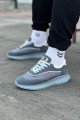 WG062 Erkek Günlük Bağcıklı Cilt Triko Spor Sneaker Ayakkabı CTGT - Gri Erkek Ayakkabı WG062 Erkek Günlük Bağcıklı Cilt Triko Spor Sneaker Ayakkabı CTGT - Gri – Wagoon Erkek Ayakkabı