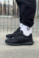 WG062 Erkek Günlük Bağcıklı Cilt Triko Spor Sneaker Ayakkabı CTST - Siyah Erkek Ayakkabı WG062 Erkek Günlük Bağcıklı Cilt Triko Spor Sneaker Ayakkabı CTST - Siyah – Wagoon Erkek Ayakkabı