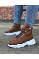 WG07 Erkek Spor Günlük Bağcıklı Cilt Bot CBT - Taba – Wagoon Erkek Ayakkabı
