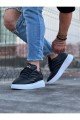 WG094 Erkek Günlük Bağcıklı Cilt Spor Sneaker Ayakkabı CBT - Siyah Erkek Ayakkabı WG094 Erkek Günlük Bağcıklı Cilt Spor Sneaker Ayakkabı CBT - Siyah – Wagoon Erkek Ayakkabı