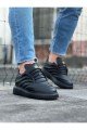 WG094 Erkek Günlük Bağcıklı Cilt Spor Sneaker Ayakkabı CST - Siyah Erkek Ayakkabı WG094 Erkek Günlük Bağcıklı Cilt Spor Sneaker Ayakkabı CST - Siyah – Wagoon Erkek Ayakkabı