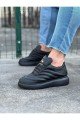 WG094 Erkek Günlük Bağcıklı Cilt Spor Sneaker Ayakkabı CST - Siyah Erkek Ayakkabı WG094 Erkek Günlük Bağcıklı Cilt Spor Sneaker Ayakkabı CST - Siyah – Wagoon Erkek Ayakkabı