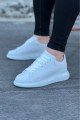 WG095 Erkek Günlük Bağcıklı Cilt Spor Sneaker Ayakkabı CBT - Beyaz Erkek Ayakkabı WG095 Erkek Günlük Bağcıklı Cilt Spor Sneaker Ayakkabı CBT - Beyaz – Wagoon Erkek Ayakkabı