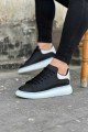 WG095 Erkek Günlük Bağcıklı Cilt Spor Sneaker Ayakkabı CBT - Siyah/Beyaz Erkek Ayakkabı WG095 Erkek Günlük Bağcıklı Cilt Spor Sneaker Ayakkabı CBT - Siyah/Beyaz – Wagoon Erkek Ayakkabı