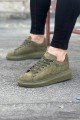 WG096 Erkek Günlük Bağcıklı Süet Spor Sneaker Ayakkabı SHT - Haki Erkek Ayakkabı WG096 Erkek Günlük Bağcıklı Süet Spor Sneaker Ayakkabı SHT - Haki – Wagoon Erkek Ayakkabı