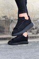 WG096 Erkek Günlük Bağcıklı Süet Spor Sneaker Ayakkabı SST - Siyah Erkek Ayakkabı WG096 Erkek Günlük Bağcıklı Süet Spor Sneaker Ayakkabı SST - Siyah – Wagoon Erkek Ayakkabı