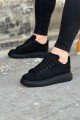 WG096 Erkek Günlük Bağcıklı Süet Spor Sneaker Ayakkabı SST - Siyah Erkek Ayakkabı WG096 Erkek Günlük Bağcıklı Süet Spor Sneaker Ayakkabı SST - Siyah – Wagoon Erkek Ayakkabı