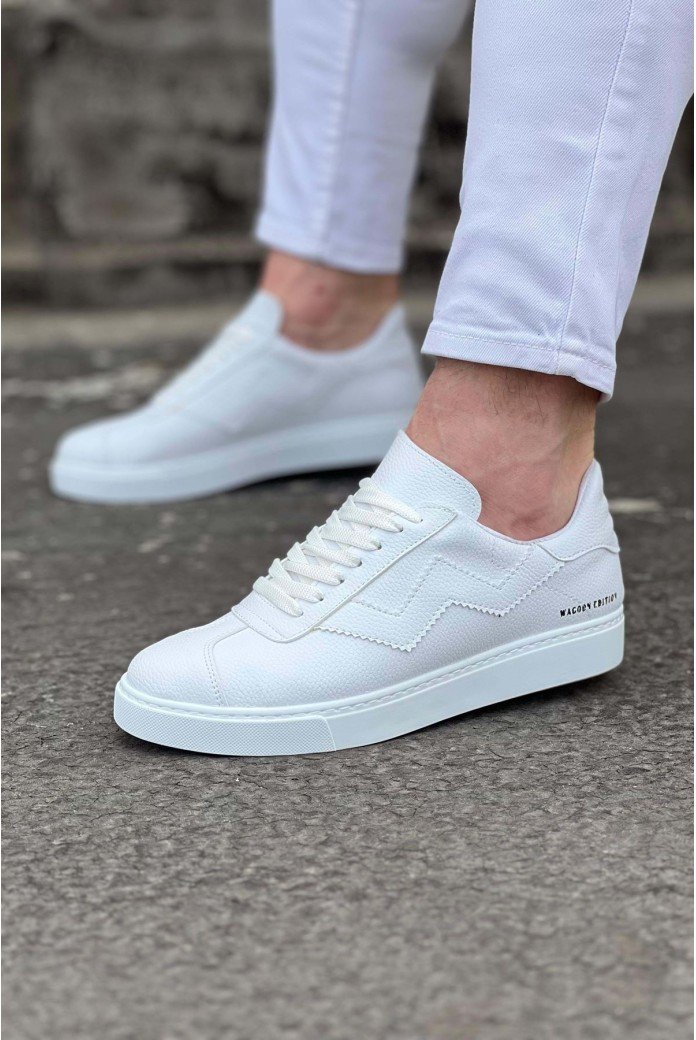WG160 Erkek Günlük Bağcıklı Süet Cilt Spor Sneaker Ayakkabı CBT - Beyaz WG160 Erkek Günlük Bağcıklı Süet Cilt Spor Sneaker Ayakkabı CBT - Beyaz