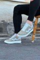 WG160 Erkek Günlük Bağcıklı Süet Cilt Spor Sneaker Ayakkabı SCBT - Bej/Beyaz – Wagoon Erkek Ayakkabı
