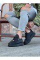 WG504 Erkek Günlük Bağcıklı Fermuarlı Cilt Spor Sneaker Ayakkabı CST - Siyah Erkek Ayakkabı WG504 Erkek Günlük Bağcıklı Fermuarlı Cilt Spor Sneaker Ayakkabı CST - Siyah – Wagoon Erkek Ayakkabı
