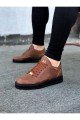 WG505 Erkek Günlük Bağcıklı Cilt Spor Sneaker Ayakkabı CST - Taba – Wagoon Erkek Ayakkabı