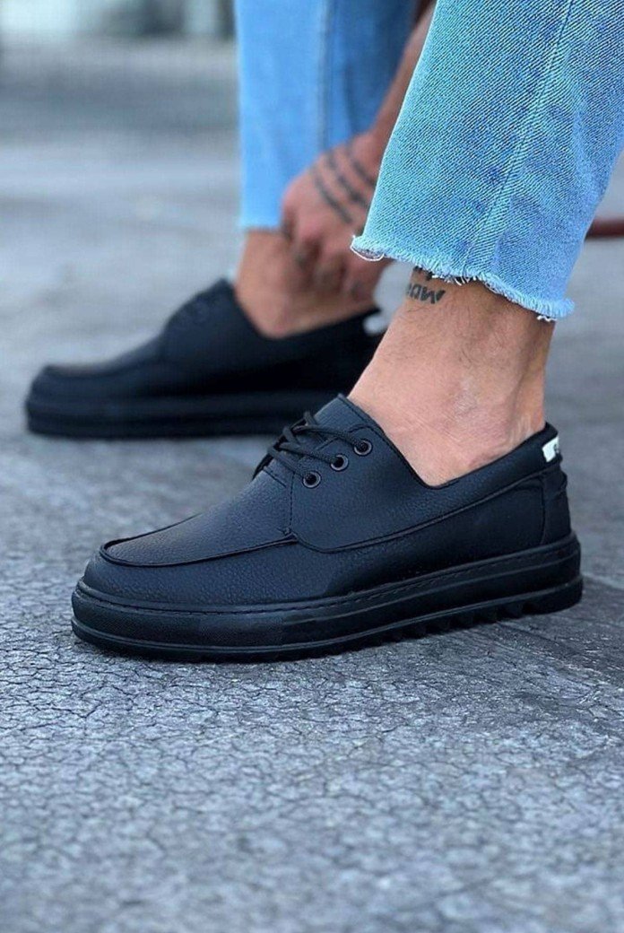 WG506 Erkek Günlük Bağcıklı Cilt Klasik Ayakkabı CST - Siyah WG506 Erkek Günlük Bağcıklı Cilt Klasik Ayakkabı CST - Siyah