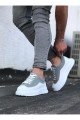 WG507 Erkek Günlük Bağcıklı Süet Cilt Spor Sneaker Ayakkabı SCBT - Gri/Beyaz – Wagoon Erkek Ayakkabı
